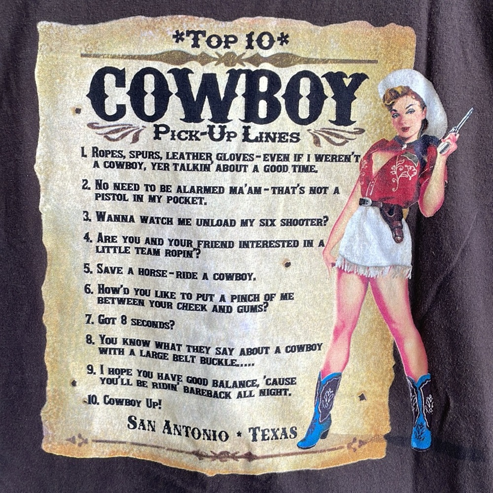 Cowboy Pick Up Lines M San Antonio